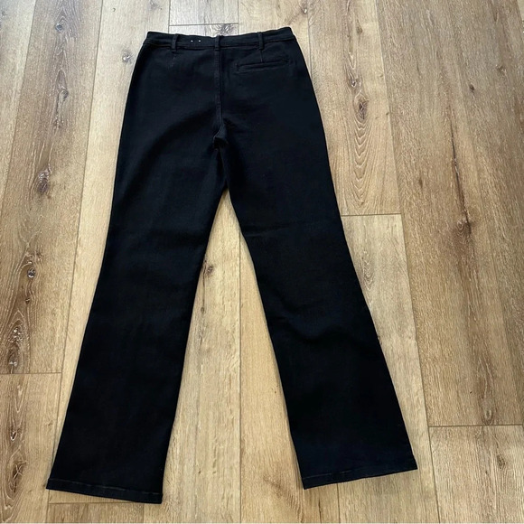 J. McLaughlin Women’s Black Mid-Rise Straight Leg Denim Jeans Size 6 GUC - Picture 8 of 8